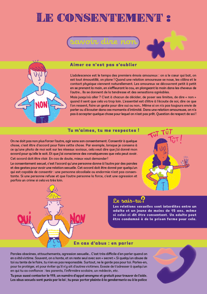 consentement, affiche - natif