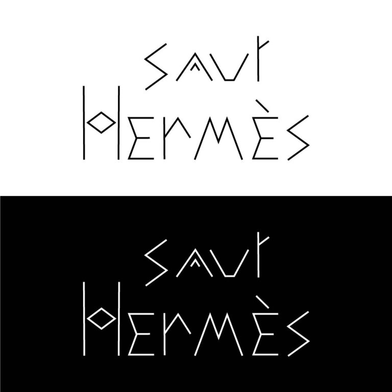 logo, noir et blanc